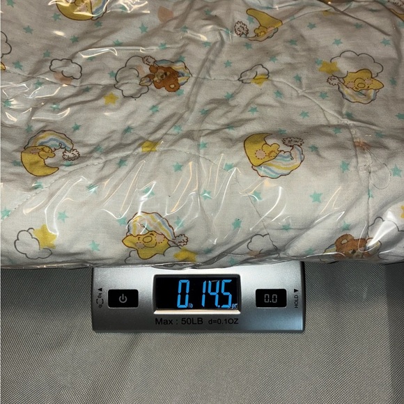 Vtg Riegel Morgan Teddy Beddy Bear Baby Quilted Crib Blanket Comforter Moon Star - Picture 6 of 6
